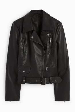 Biker jacket - faux leather