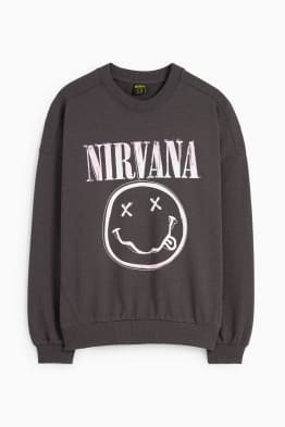CLOCKHOUSE - bluză de molton - Nirvana
