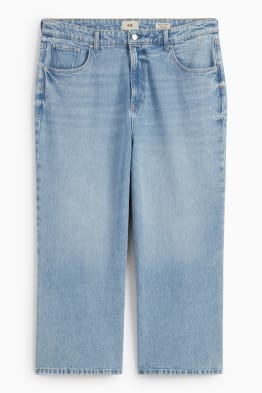 Wide leg jeans - talie înaltă