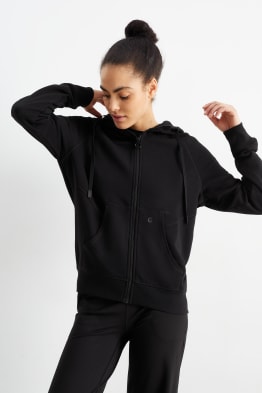 Zip-through hoodie