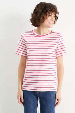 T-shirt basic - a righe