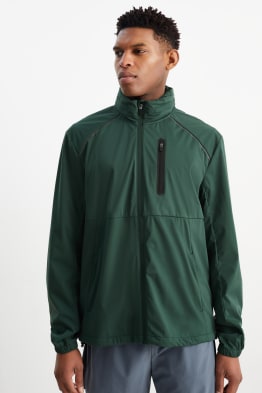 Technical jacket with hood - water-repellent