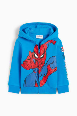 Spider-Man - sweat zippé en molleton avec capuche