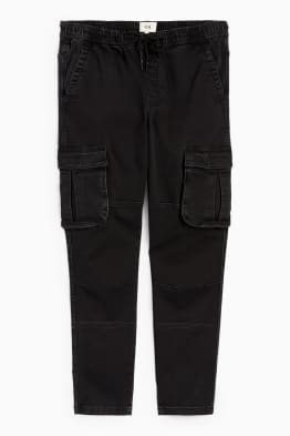 Cargo jeans - tapered fit - jog denim - LYCRA®