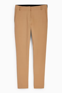 Cloth trousers - mid-rise waist - slim fit
