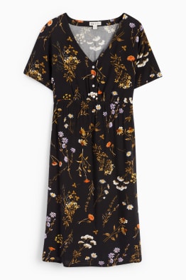 Viscose nursing dress - floral