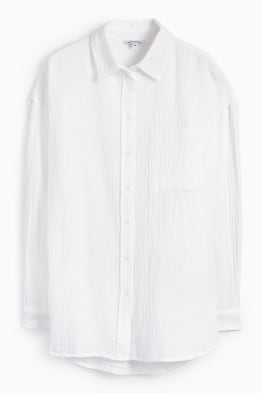 CLOCKHOUSE - muslin blouse