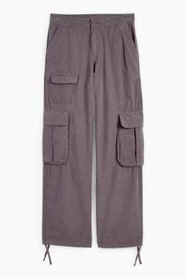 CLOCKHOUSE - pantalon cargo - mid waist - relaxed fit
