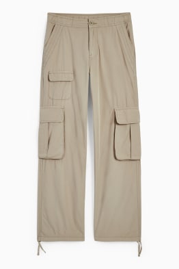 CLOCKHOUSE - cargo kalhoty - mid waist - relaxed fit