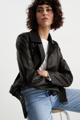 Biker jacket - faux leather