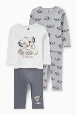 Lot de 2 - Le Roi Lion - pyjama bébé - 4 pièces
