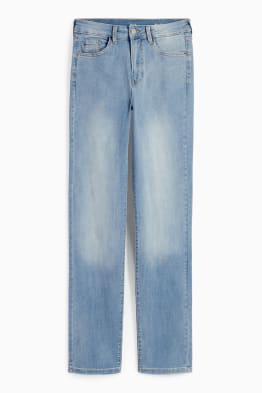 Straight jeans - vita alta - LYCRA®