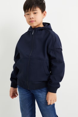 Softshell jacket with hood - waterproof