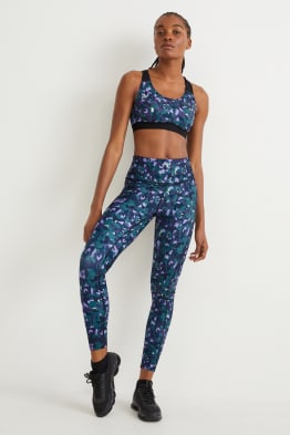 Leggings sportivi - 4 Way Stretch - con motivi