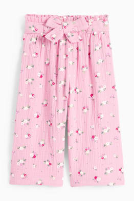 Muslin trousers - floral