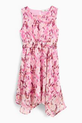 Chiffon dress - patterned