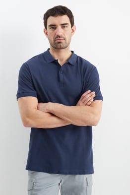 Poloshirt - met structuur