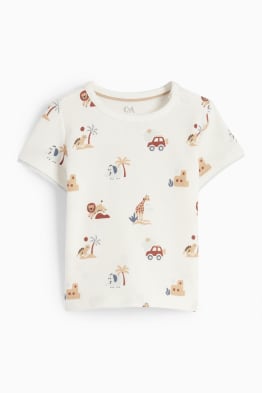 Safari - koszulka niemowlęca z krótkim rękawem