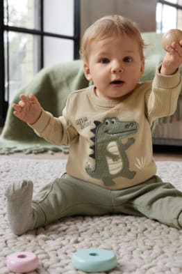 Dino - bluză de molton bebeluși