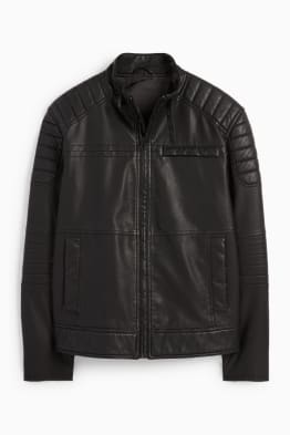 Biker jacket - faux leather