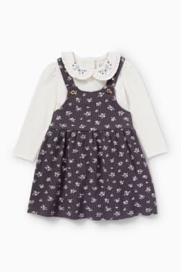 Bloemetjes - baby-outfit - 2-delig