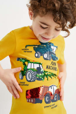 Traktor - koszulka z krótkim rękawem - efekt połysku