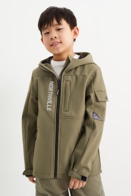 Chaqueta softshell de ni o aislante y moderna en C A