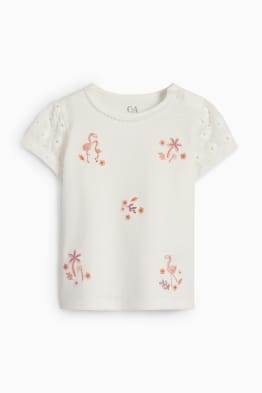 Flamingo - short sleeve baby T-shirt