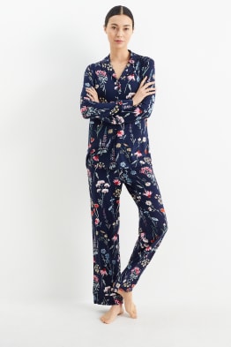 Piżama - w kwiatki