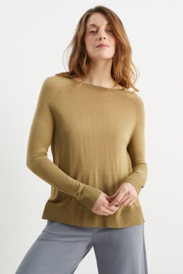 Pullover en maille fine basique