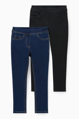 Wielopak, 2 szt. - jegging jeans - skinny fit