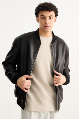 Bomber jacket - faux leather