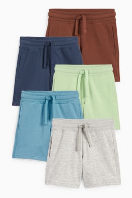 Confezione da 5 - shorts di felpa