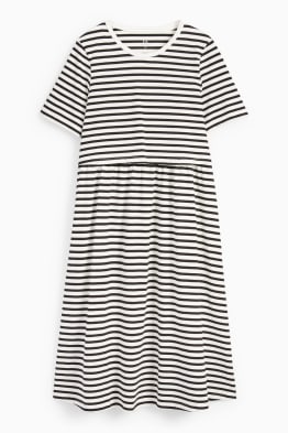 Maternity dress - striped