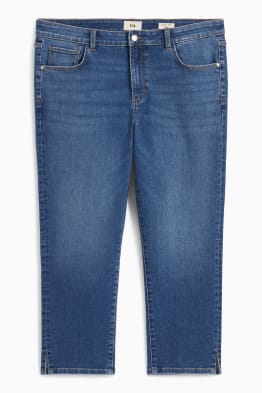 Capri jeans - mid-rise waist - slim fit