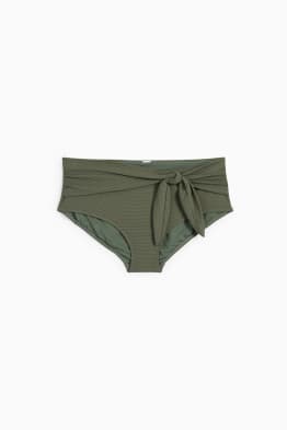 Bikini-Hose mit Knotendetail - High Waist - LYCRA® XTRA LIFE™