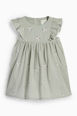 Baby-Kleid - geblümt