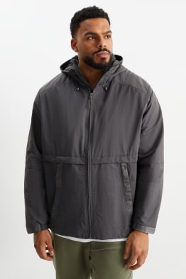 Jacket with hood - water-repellent