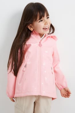 Licorne - veste à coquille souple avec capuche - imperméable