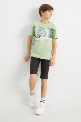 Tijger - set - T-shirt en sweatshort - 2-delig