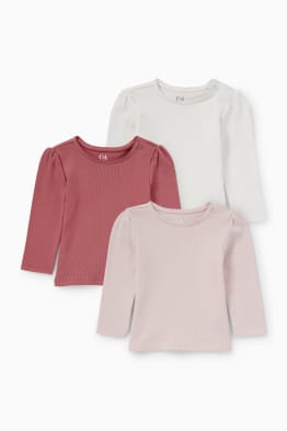 Multipack of 3 - baby long sleeve top