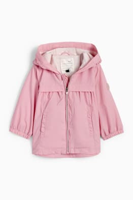 Baby-Jacke mit Kapuze - gefüttert