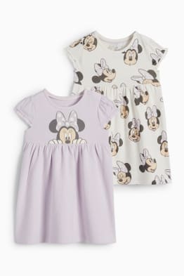 Pack de 2 - Minnie Mouse - vestidos para bebé