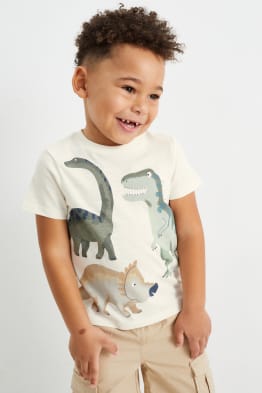 Multipack 3 ks - motiv dinosaura - tričko s krátkým rukávem