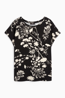 T-shirt basique - à fleurs