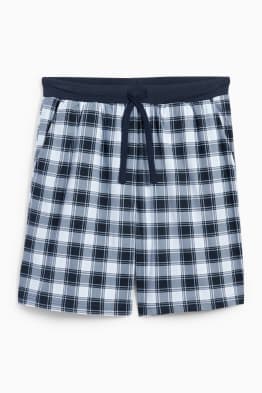 Shorts pigiama - a quadretti