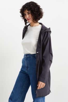 Manteau à coquille souple à capuche - 4 Way Stretch