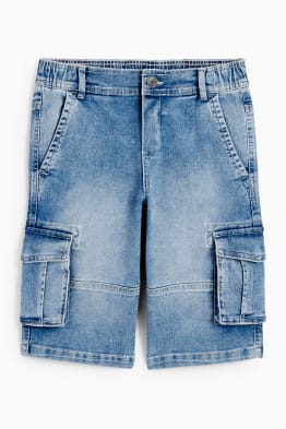 Shorts di jeans cargo