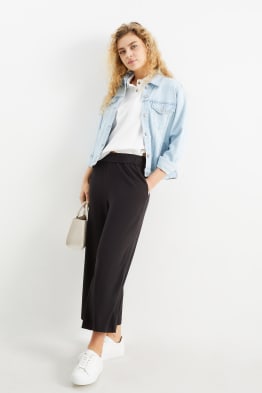 Basic jersey trousers - straight fit