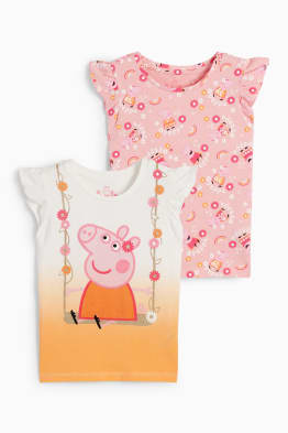 Pack de 2 - Peppa Pig - camisetas de manga corta